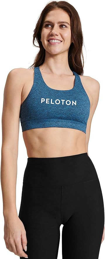 Peloton Women's Heathered Strappy Sports Bra | Amazon (US)