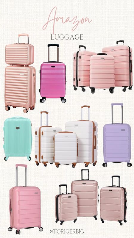 Some of my favorite amazon luggage 

#travel #luggage #amazon 

#LTKFindsUnder50 #LTKTravel #LTKStyleTip