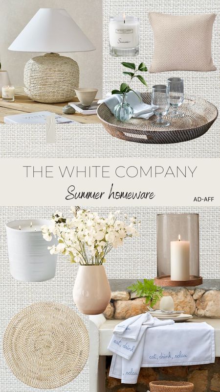 Summer homeware from The White Company 🤍

#LTKhome #LTKeurope #LTKFind