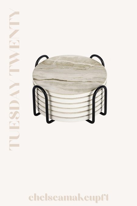 Amazon Find // Marble Coasters // Home Decor // Coffee Table Decor 

#LTKhome #LTKFind