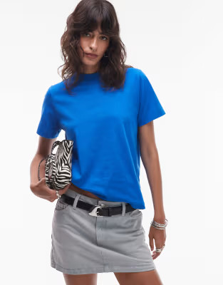 Topshop boxy tee in cobalt blue | ASOS (Global)
