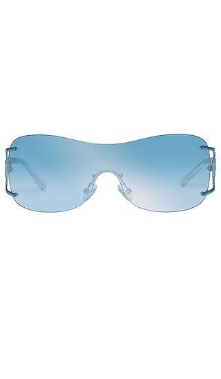 Le Fame in Teal Chrome | Revolve Clothing (Global)