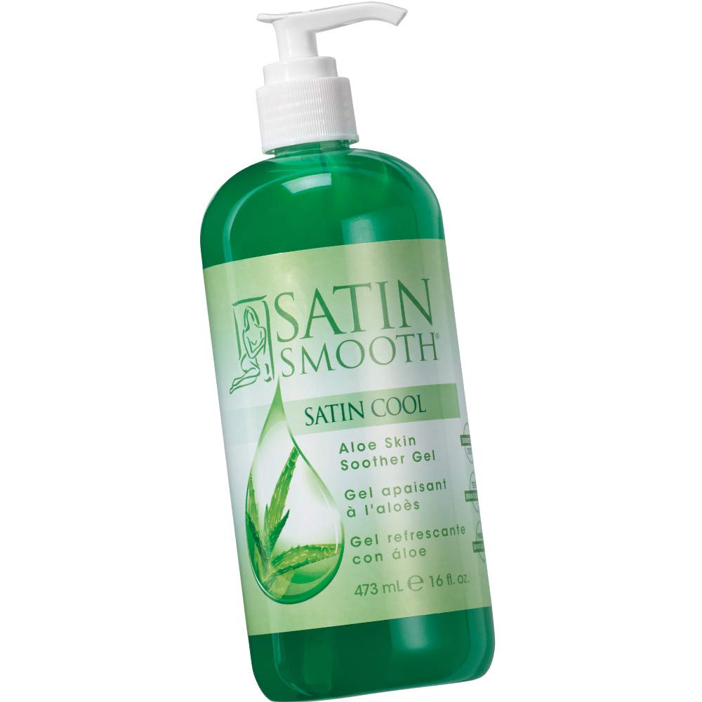 SATIN SMOOTH Aloe Vera Gel, Post-Wax Soothing Formula to Reduce Redness and Soothe Irritated Skin... | Amazon (US)