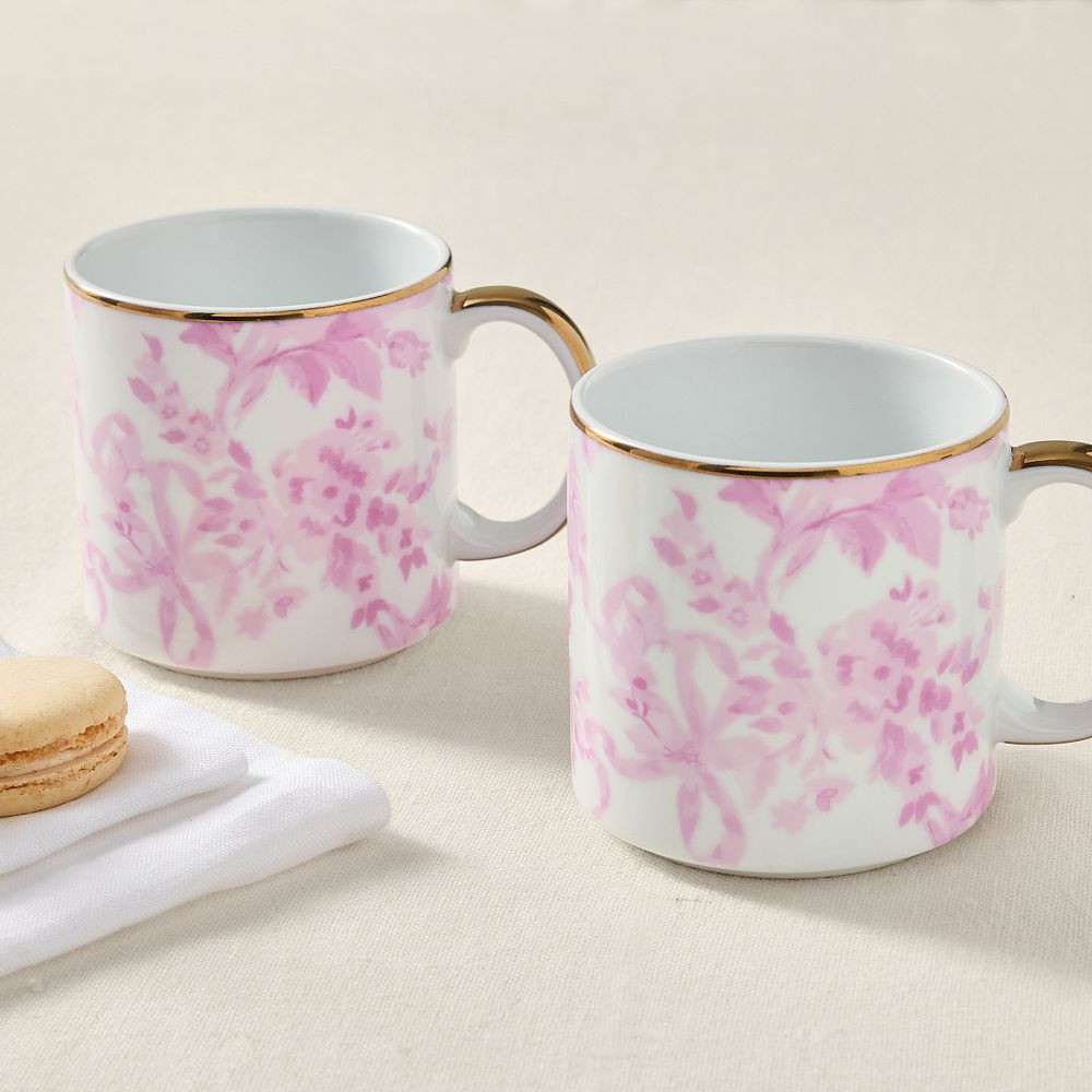 LoveShackFancy Porcelain Mugs - Set of 2 | Pottery Barn Teen