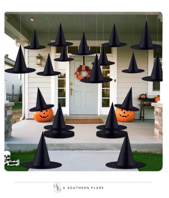 PCS Witches Hats
Halloween Decor, Thick Hanging Witch’s hats/ Dall: Halloween Decorations