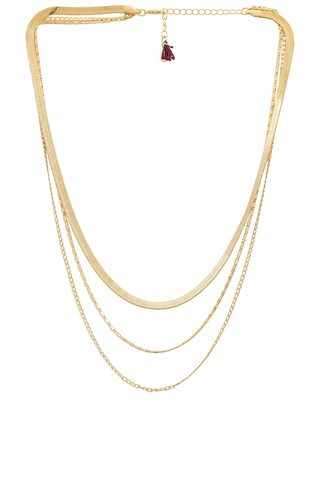 SHASHI Mikaela Necklace in Gold from Revolve.com | Revolve Clothing (Global)