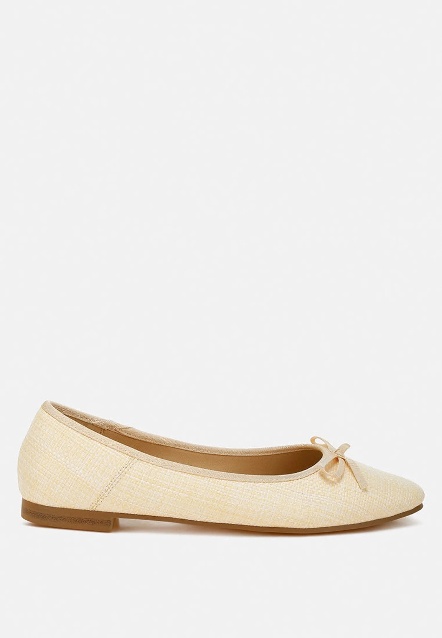 Paper Rings Raffia Ballet Flats | Walmart (US)