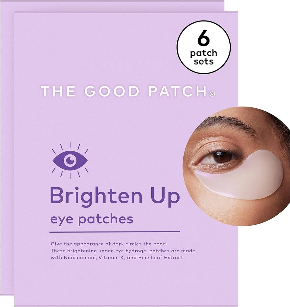 The Good Patch Brighten Up Hydrogel Under Eye Patches for Dark Circles and Puffy Eyes, Made with ... | Amazon (US)