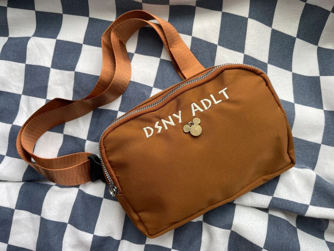 DISNEY Adult Inspired Fanny Pack Travel Fanny Pack Disney Crossbody Bag Disney Travel Waist Bag M... | Etsy (US)