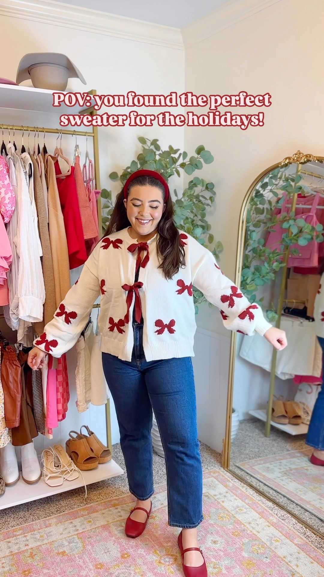 The perfect outfit for all the holiday activities! Whether you’re a busy mom or shopping for Christmas gifts, this look is perfect! 🎅🏻🎀

Size: M sweater, 29 jeans, 7.5 shoes #holidayoutfit 

#LTKStyleTip #LTKMidsize