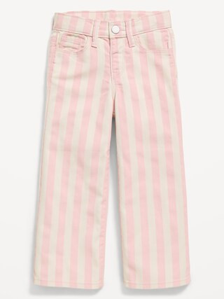 Baggy Striped Wide-Leg Pants for Toddler Girls | Old Navy (US)