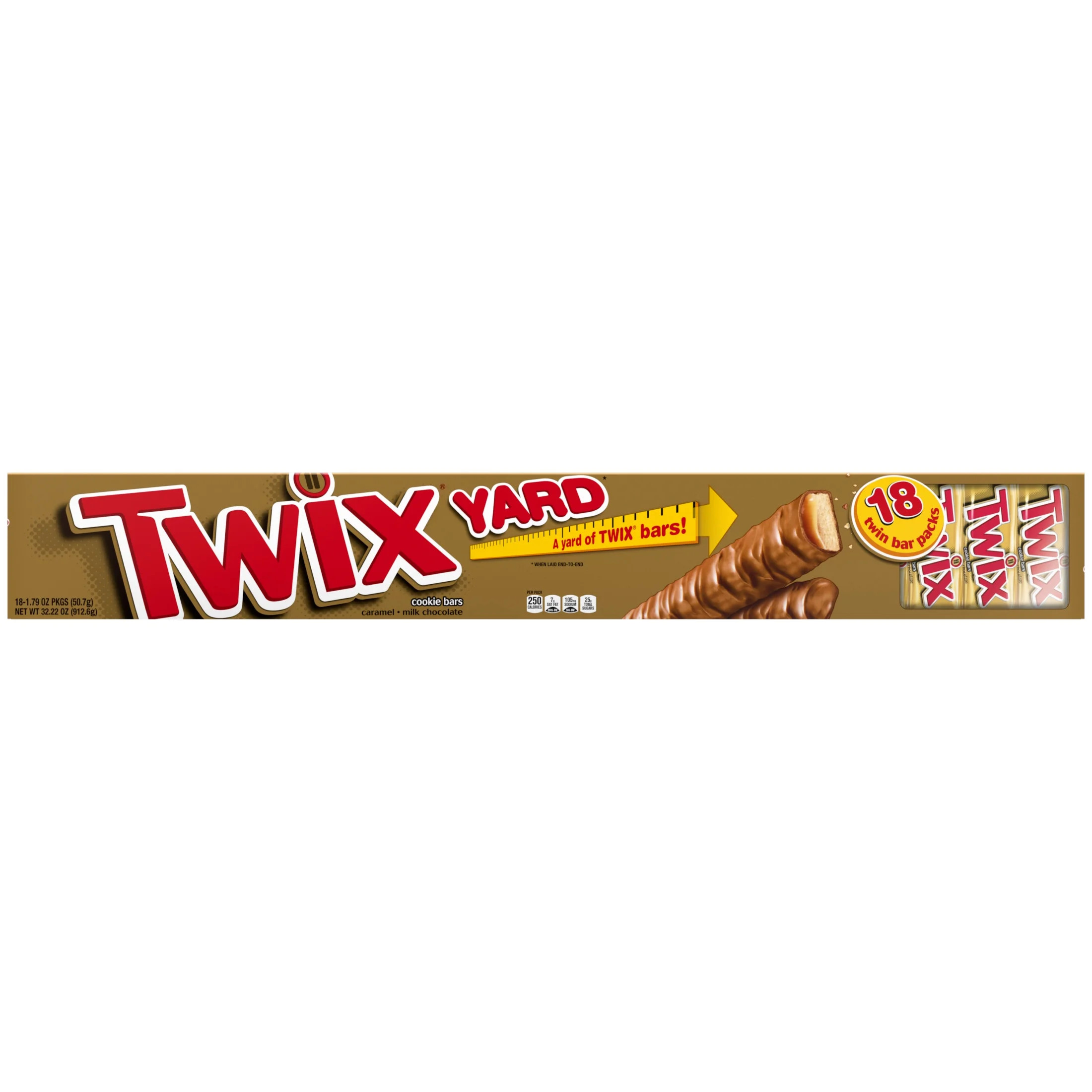 Twix Yard Christmas Full Size Chocolate Candy Bars - 18 bars per pack | Walmart (US)