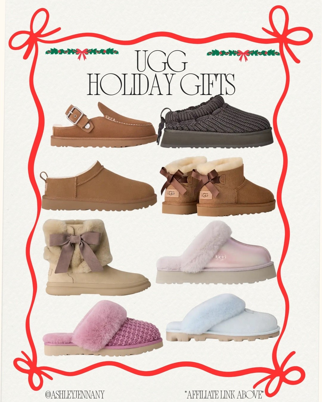 Gifts for her. Gift guide. Ugg. Holiday gifts.