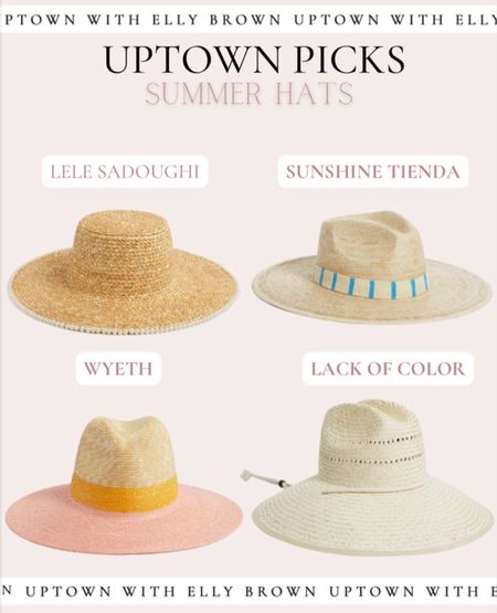 Beach hats // summer hat // lack of color // Tuckernuck // lele sadoughi