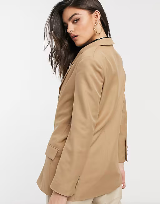 ASOS DESIGN perfect blazer in camel | ASOS (Global)