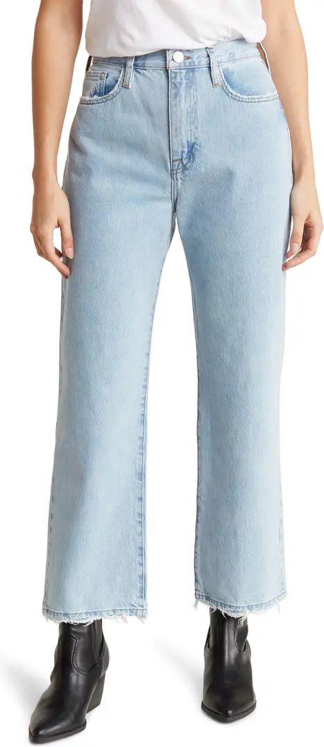 Le Jane Distressed Crop Straight Leg Jeans | Nordstrom Rack