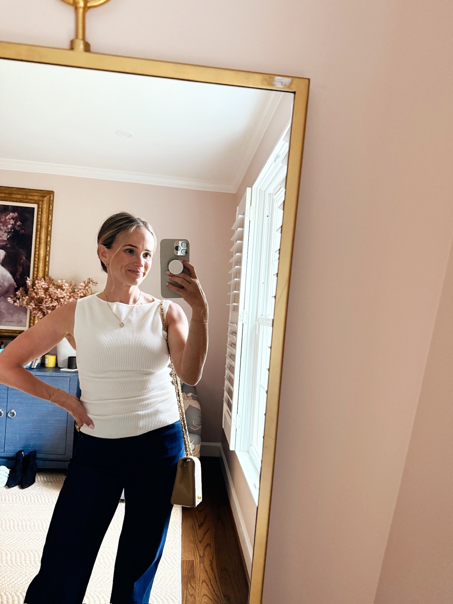 The perfect fall tank I got in 3 colors (in a small)!!! And these jeans are amazing- I love the amount of flare they have!!

#LTKSaleAlert #LTKStyleTip