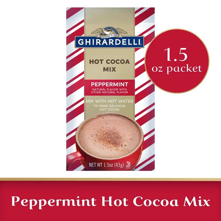 Ghirardelli Peppermint Hot Cocoa Mix , 1.5 oz Packet | Walmart (US)