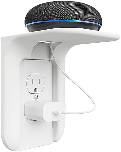 WALI Outlet Shelf Wall Holder, Bathroom Shelf up to 10lbs Standard Vertical Duplex Wall Organizer... | Amazon (US)