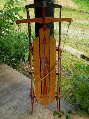 FLEXIBLE BLYER 48" Vintage Snow Sled Model FO48 - SUPER VINTAGE CONDITION | eBay | eBay US