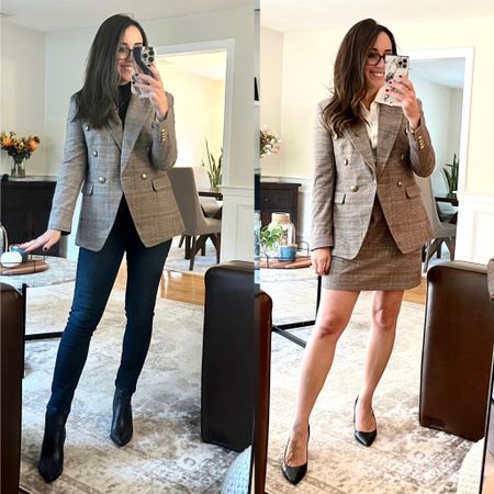 Banana Republic nailed it with the blazer!! 😍

#LTKSeasonal #LTKworkwear #LTKshoecrush