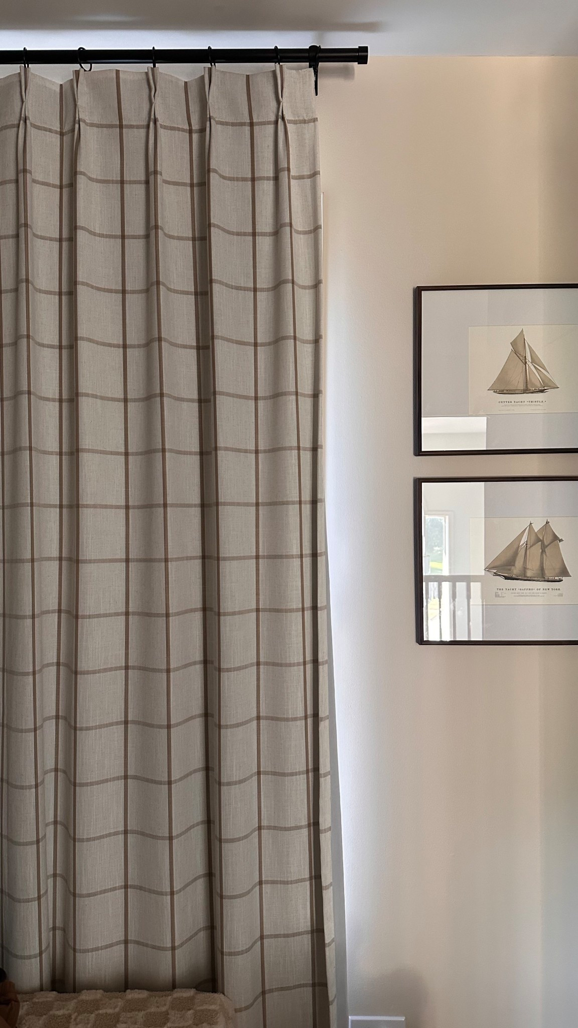 Cutest Linen Plaid Pinch Pleated Full Blackout Curtains Checkered for nursery 

#LTKBaby #LTKHome #LTKFamily