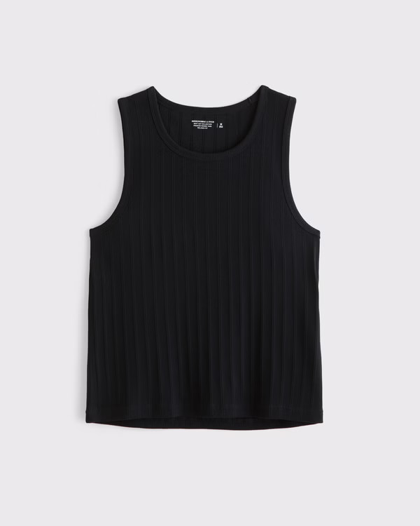 Premium Ribbed Tank | Abercrombie & Fitch (US)