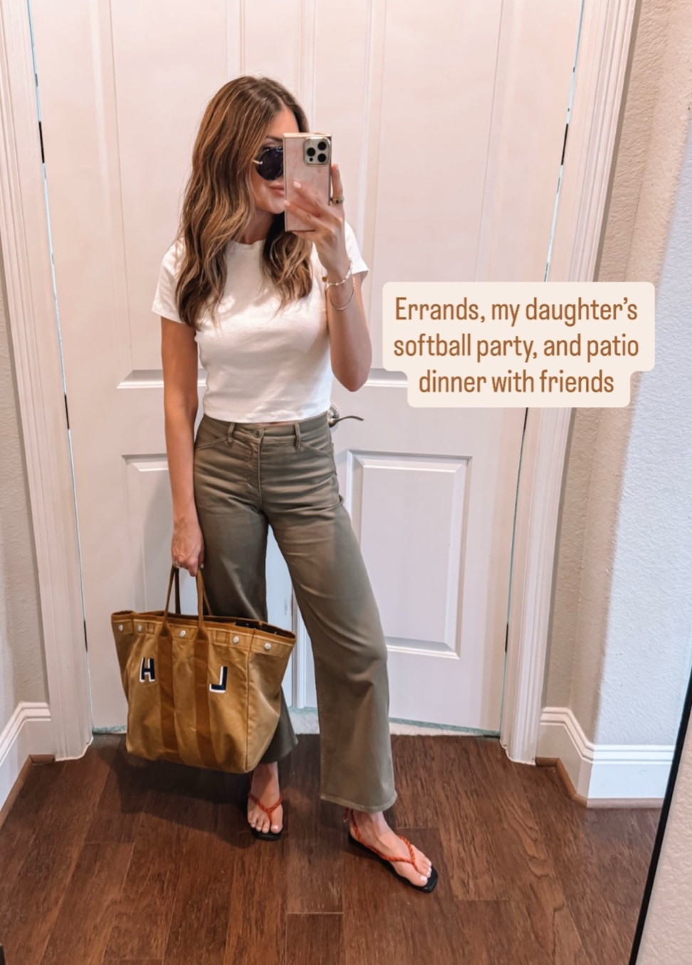 Medium in tee, 25 in pants