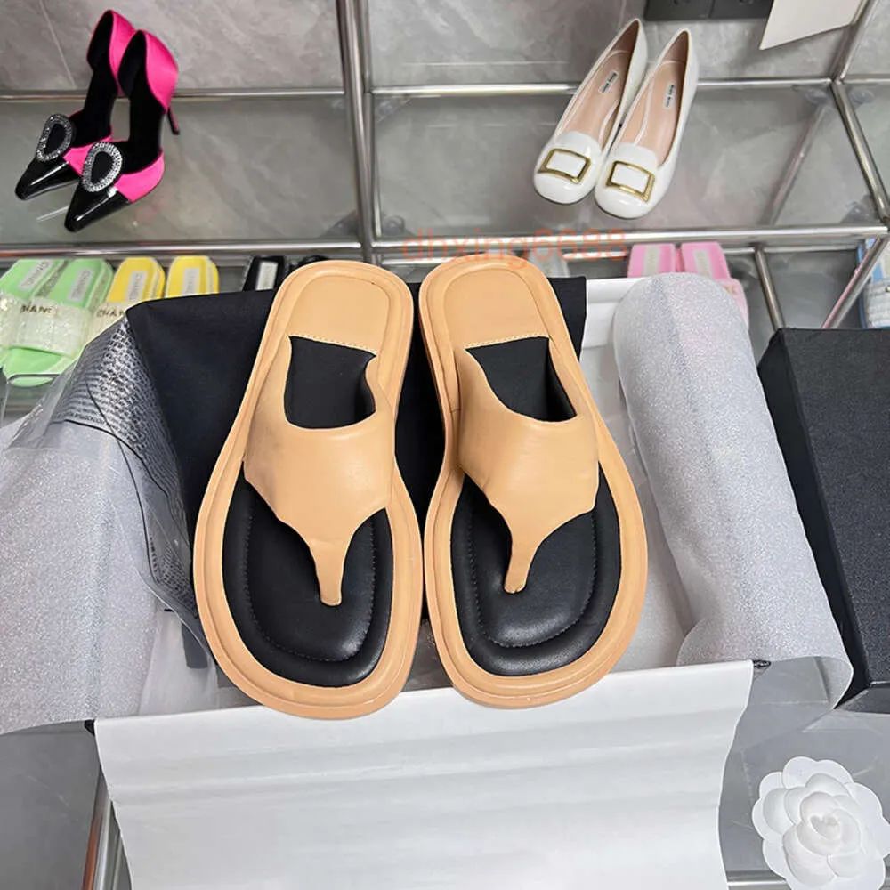 designer slides chaneles heels sandals Fashion Clip Toe Herringbone Slippers Bread Cool Shallow M... | DHGate