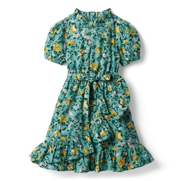 Floral Faux Wrap Dress | Janie and Jack