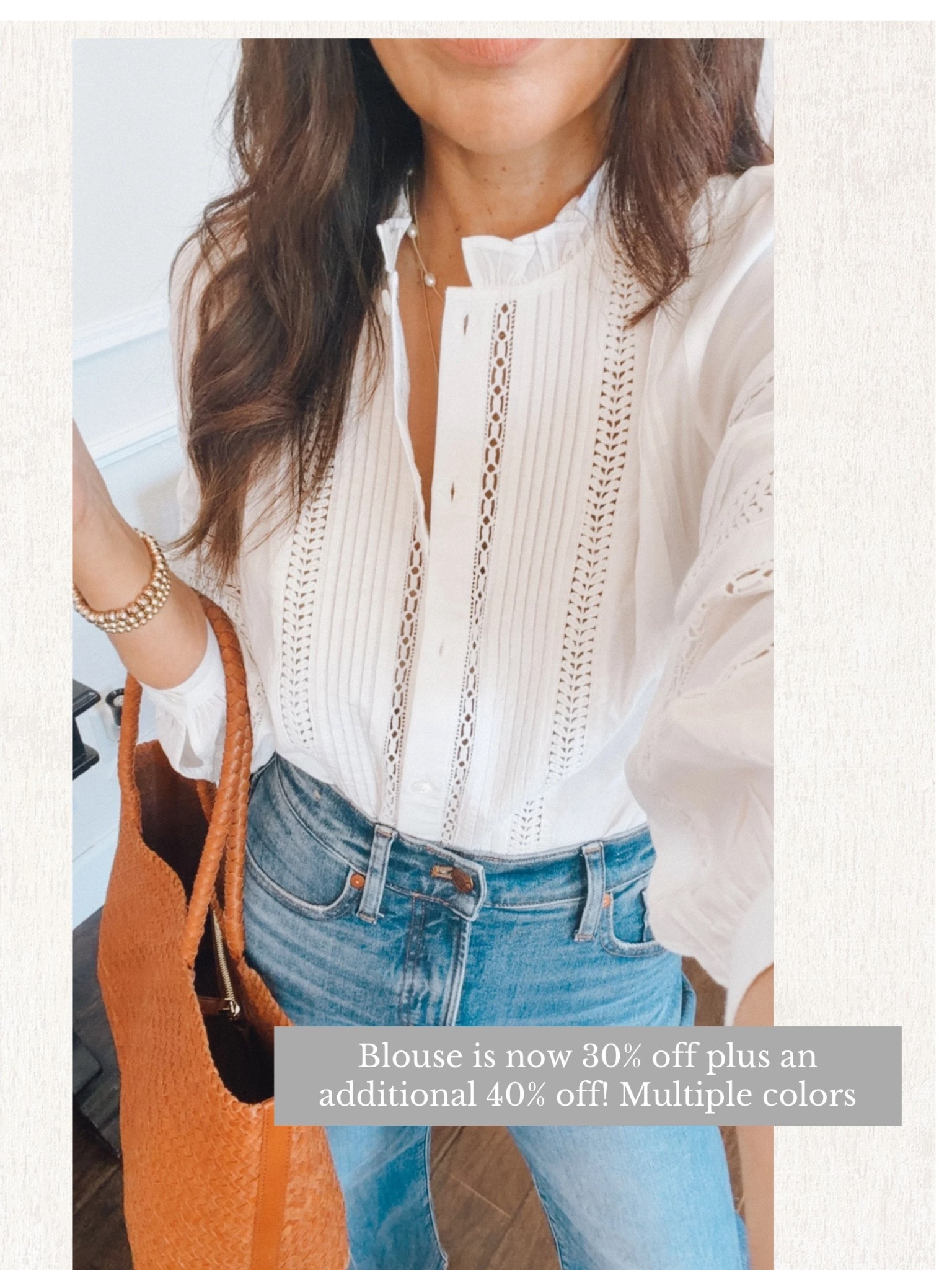 Blouse 30% off plus an additional 40% off🎊- great details- perfect for work to weekend. fits TTS I’m wearing a small 
Multiple colors linked 

#LTKOver40 #LTKSaleAlert #LTKootd