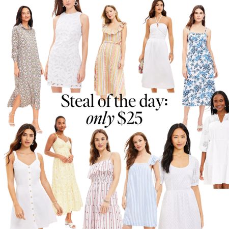 Today only! 

ALL these dresses are perfect for Memorial Day and graduation and $25!

#GraduationOutfit
#GraduationStyle
#onsale #deals #todayonly
#whitedresses
#WarmWeatherFashion
#memorialdaystyle
#SummerFashionInspo
#over40fashion
#SummerOutfitIdeas
#SummerDresses #GraduationDresses 
#outfitinspo #weddingguestoutfit 
#StyleGuide #summerweddingguest