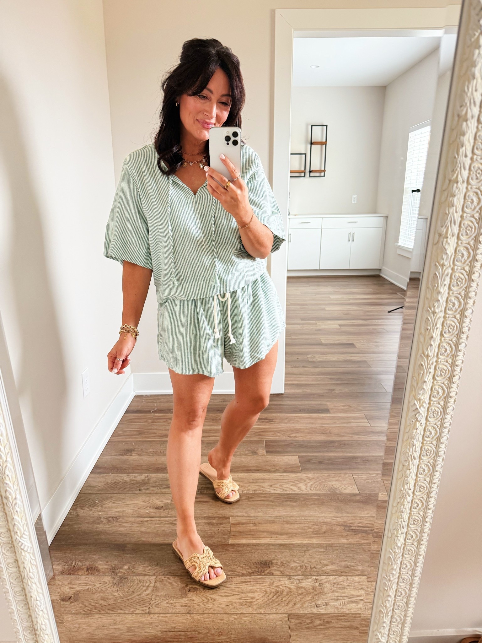 TARGET 🎯 TUESDAY 
• medium top
• large shorts but need a medium - go true to size 
• shoes true to size 


#LTKMidsize #LTKgrwm #LTKPetite