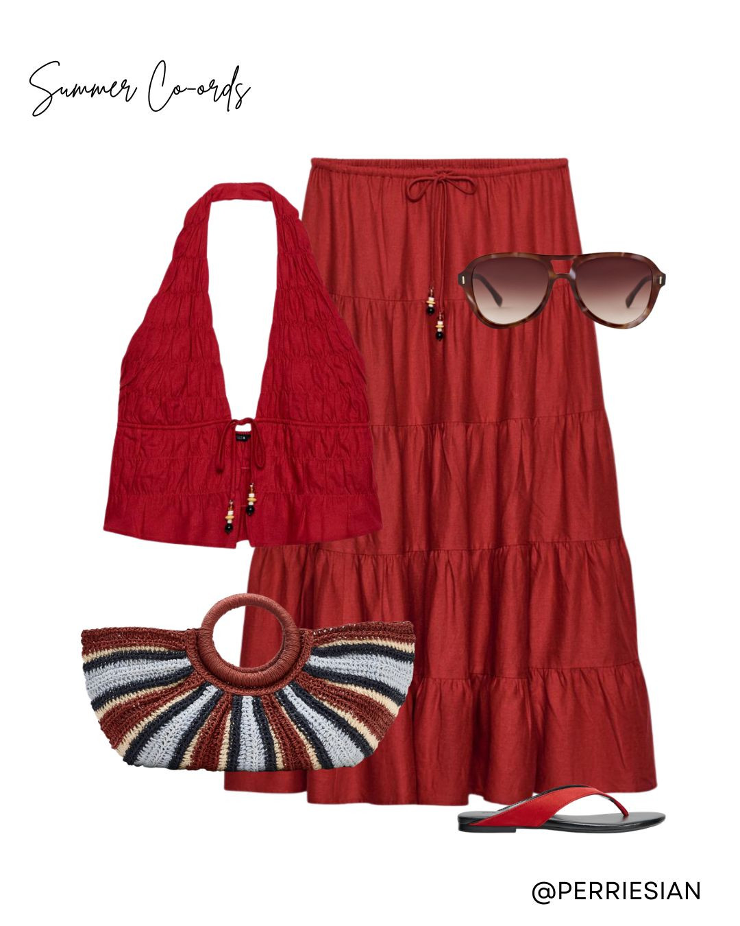 Red Summer Co-ord Set! 

Holiday Co-ord, Boho holiday outfit, Tortoiseshell sunglasses, Day Holiday Outfit, Day to Night outfit, Summer evening look, Statement holiday co-ord,

#LTKuk #LTKsummer #LTKtravel