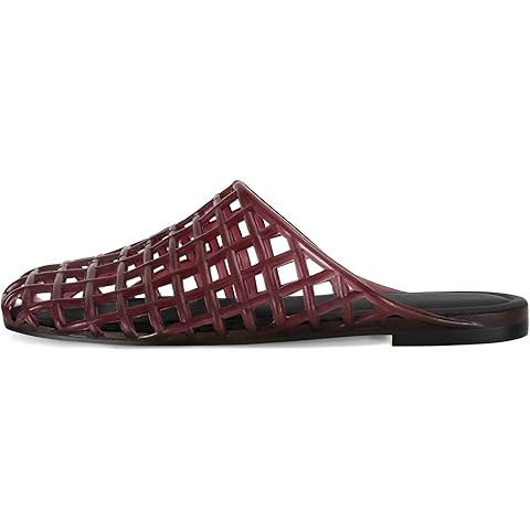 Clear Jelly Shoes for Women Slip on Jelly Mesh Slides Comfortable Closed Toe Flats Sandals Summer... | Amazon (US)