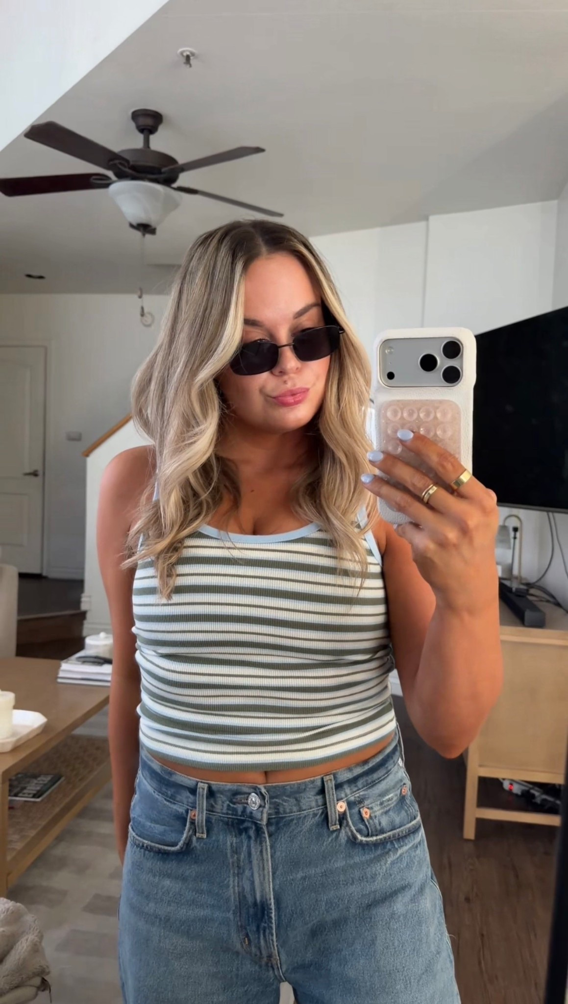 Aerie
Striped shirts
Striped tank tops
Stripes
Denim 
Spring outfits
Casual outfits 

#LTKSeasonal #LTKootd #LTKPetite