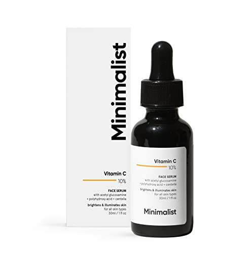 Minimalist 10% Vitamin C Serum for Brightening | Improves Hydration | For All Skin Types | For Women & Men | 1 Fl Oz / 30 ml | Amazon (US)