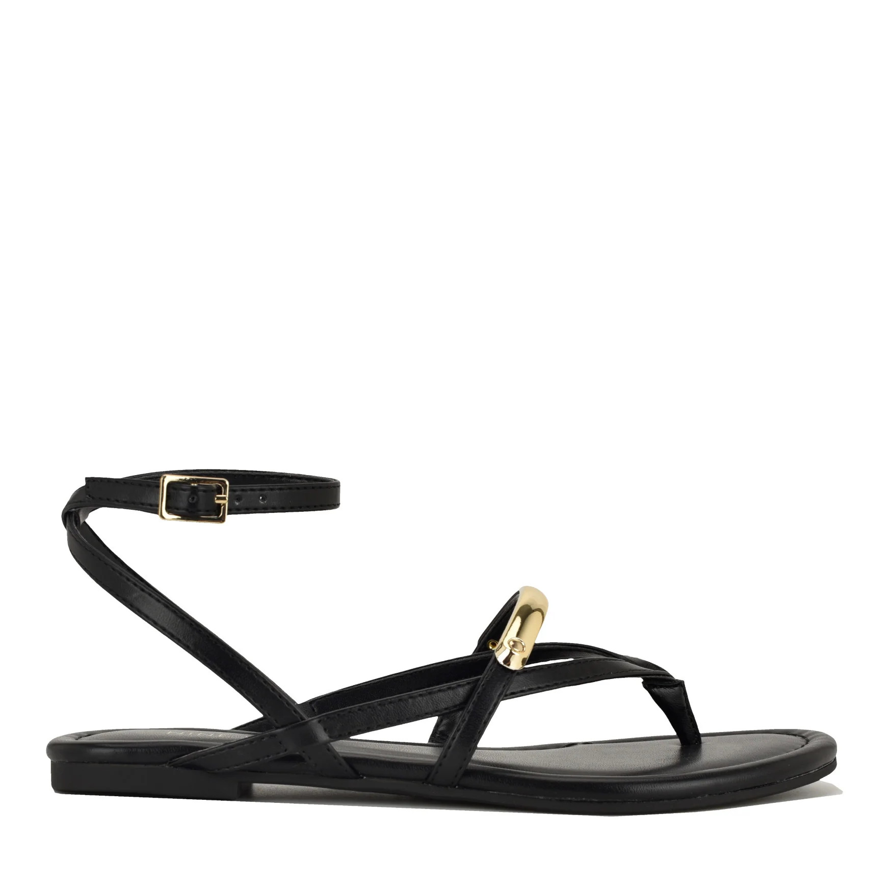 Women's Bretta Strappy Thong Sandals - Black | Nine West | Nine West (US)