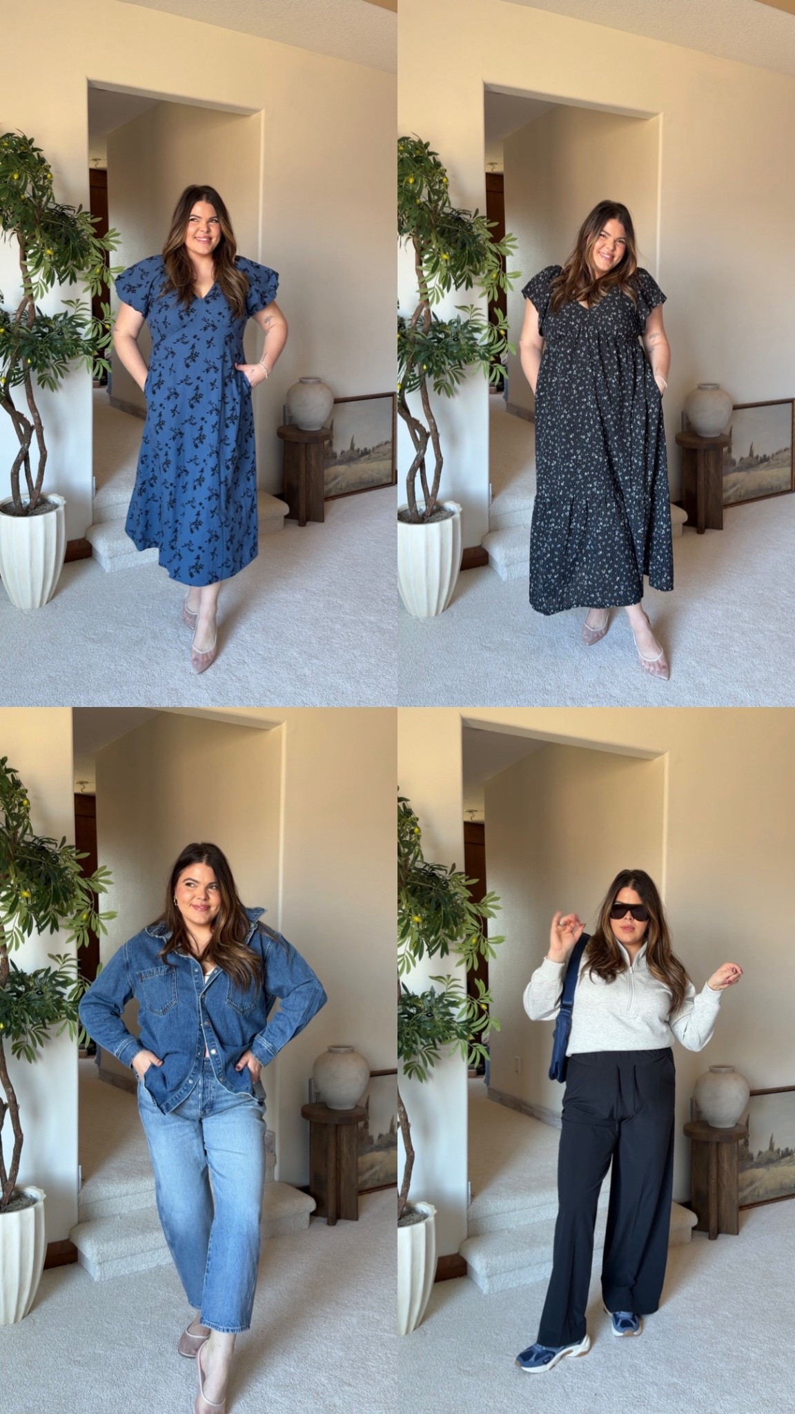 Someone has to be the cool mom of the function, why can’t it be you? Midsize and fix approved new target finds. 

Dresses XL
14 in the straight leg jeans
Large in the wide leg athletic pants
Large in the quarter zip sweat sweatshirt

#ltksalealert #ltkfindsunder50 #ltkmidsize