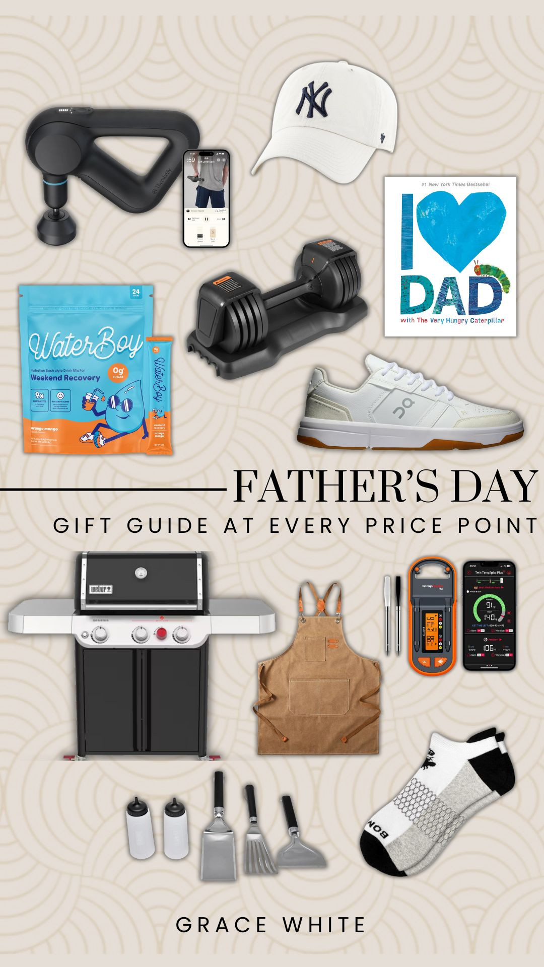 Father's Day gift guide for every budget 🫶🏼 🍔

grill gift, men's fashion, gift idea, activewear, fitness gift, boy mom, mom of 2, toddler mom, active lifestyle, active mom, baby led weaning, Grace White, A Southern Drawl 

 #LTKGiftGuide #LTKSeasonal #LTKMens