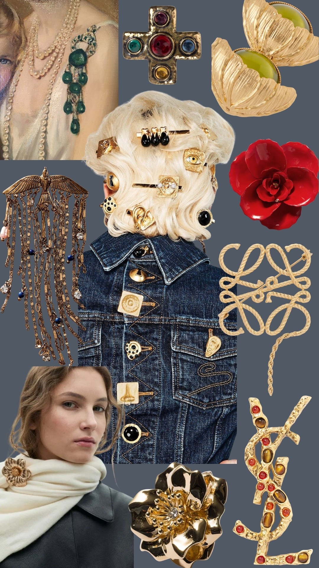 Brooch Revival

Not just an accessory. A signature.

Vintage gold, sculptural florals, jeweled crosses, abstract forms.

A brooch changes the entire mood of a look.
It turns something simple into something storied.

brooch styling, vintage brooch, statement brooch, gold jewelry trend, accessory trend 2026, maximalist details, heirloom jewelry, fashion styling ideas, sculptural jewelry, luxury accessories

#LTKstyletip #LTKFashionMonth #LTKuk