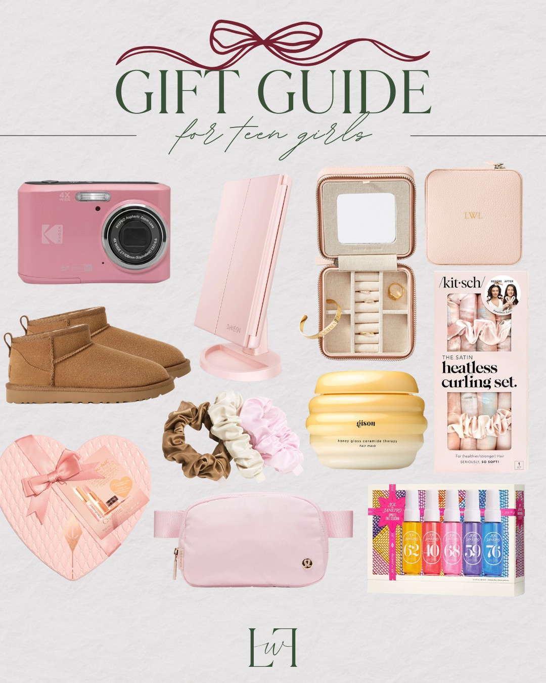 Christmas gifts for the teen girl who loves beauty, comfort, and a little luxury ✨ From cozy UGGs to heatless curlers and travel sets, these stylish, self-care-inspired finds make every day feel special. Great for ages 13–18 and perfect for stocking her dorm, vanity, or carry-on.

Life with loverly, teen girl wishlist, Christmas gift ideas 2025 

 #LTKGiftGuide #LTKFindsUnder100 #LTKBeauty