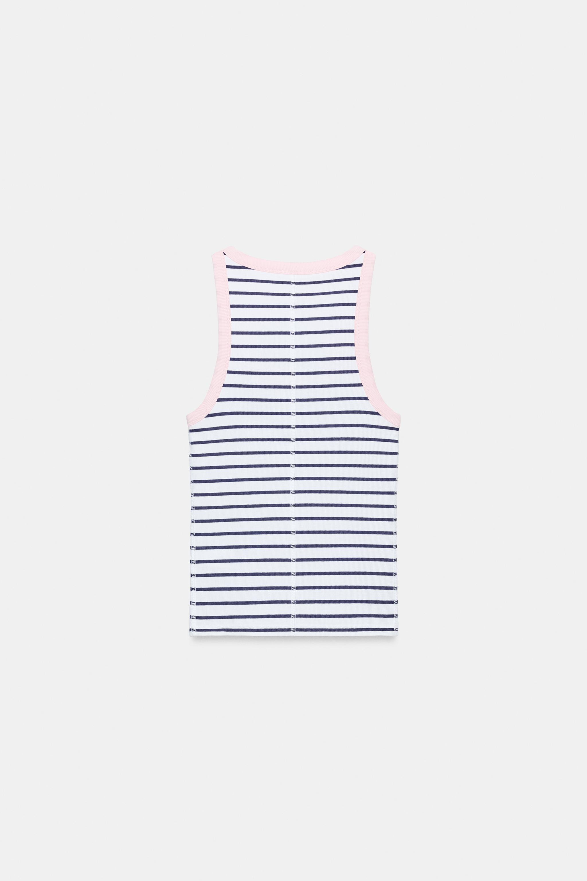 RIBBED SLEEVELESS TOP | Zara US