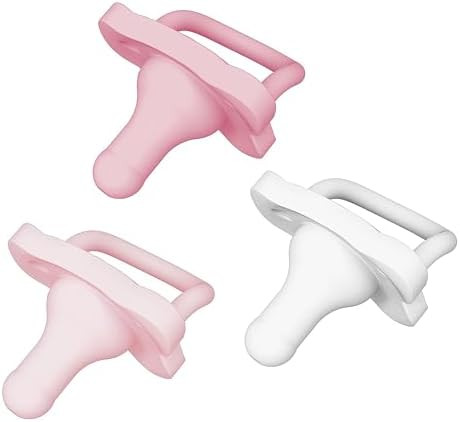 Dr. Brown's HappyPaci 100% Silicone Baby Pacifier, Contoured One-Piece Design, Light Pink/Pink/Wh... | Amazon (US)