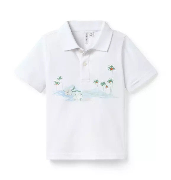 The Island Pique Polo | Janie and Jack