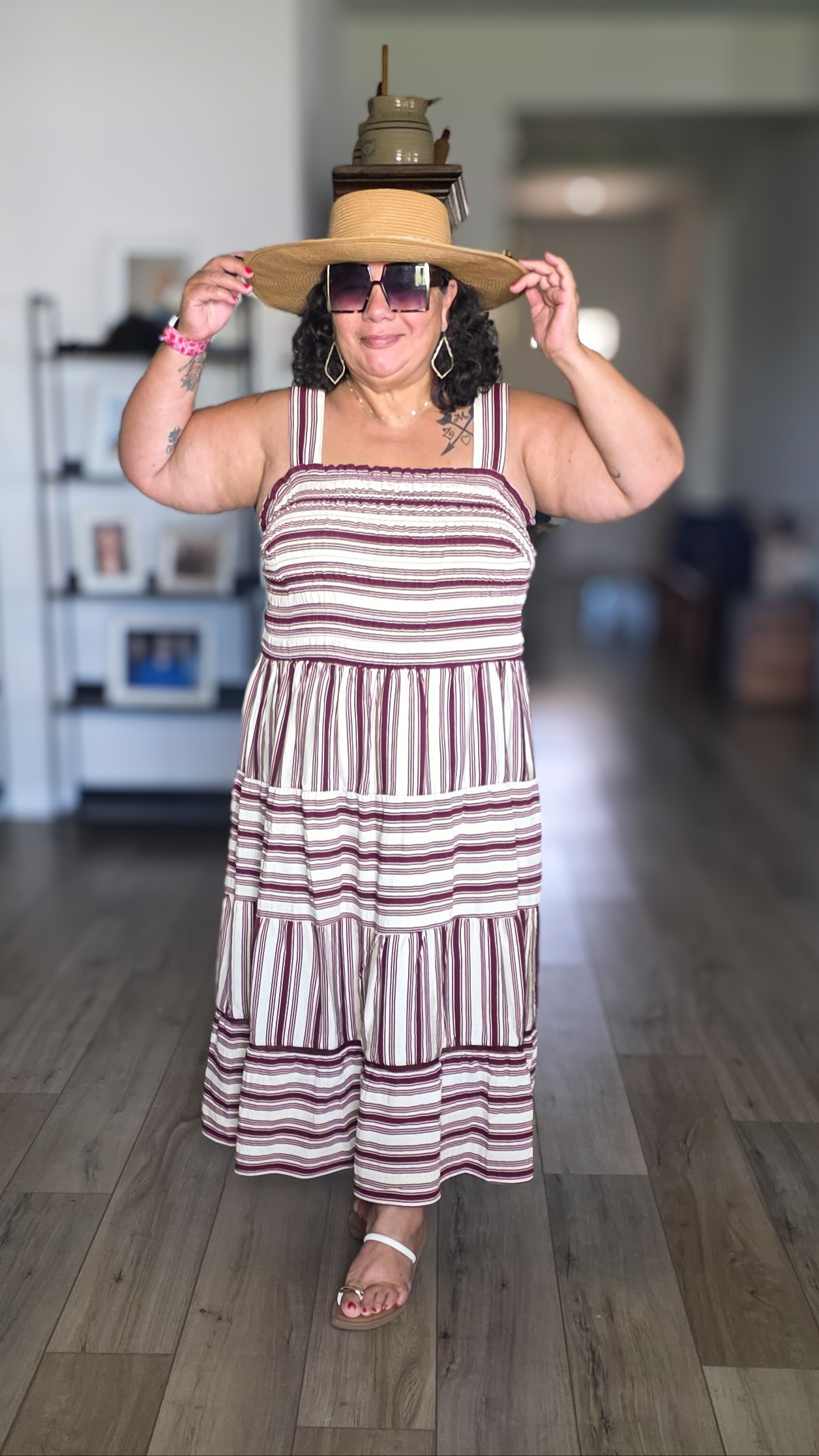 OOTDDress is 0x Terra and Sky from Walmart.  Fit is great

#LTKootd #LTKOver40 #LTKPlusSize