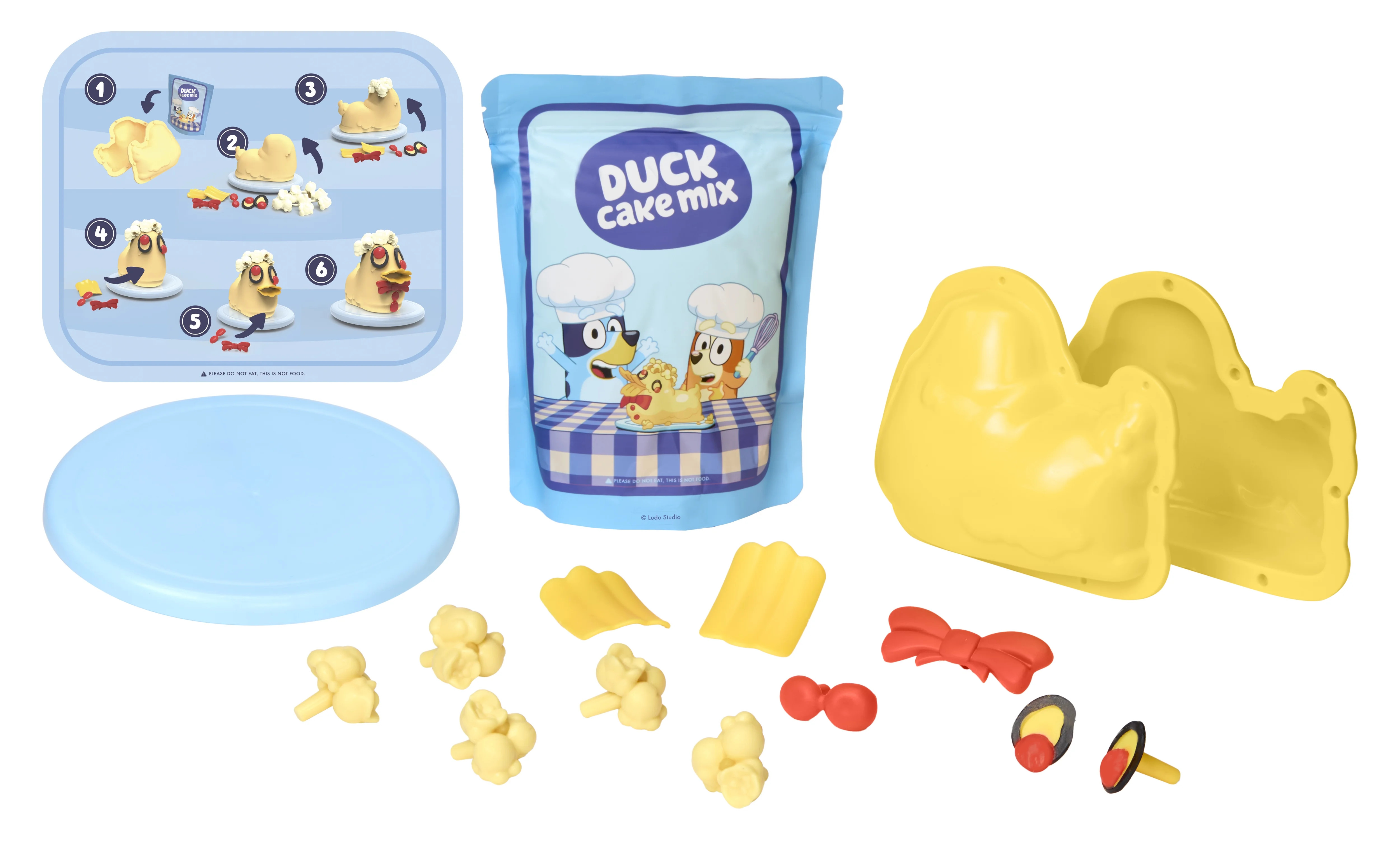 Little Tikes Creative Chefs Bluey Duck Cake Kit, with Make-It Mix Play Sand, Ages 3+ | Walmart (US)