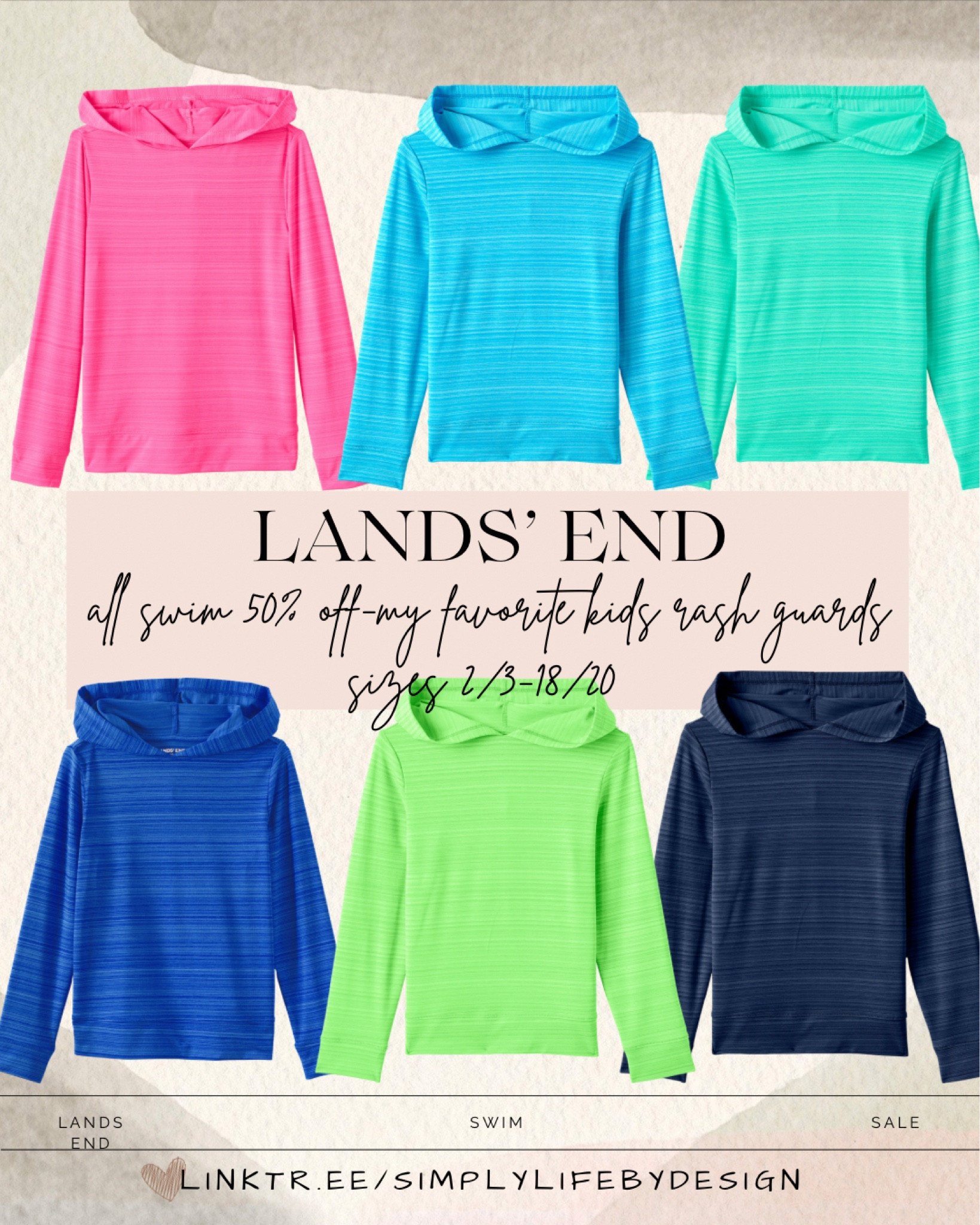 Lands’ end swim all 50% through tomorrow night. My favorite kids rash guards, color stays true and they last forever! Worth the buy at full price and only $18 right now!

#LTKswim #LTKsalealert #LTKfamily