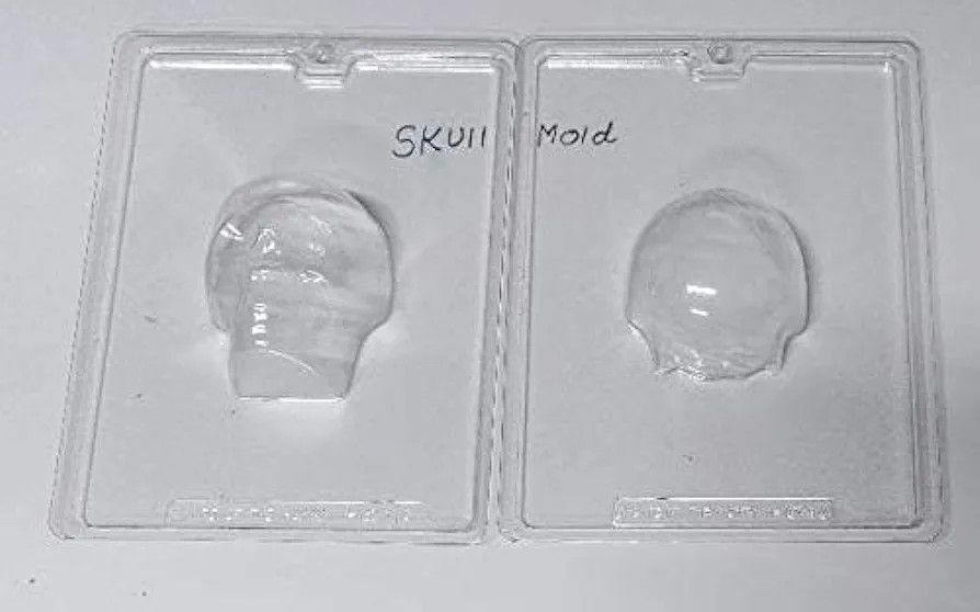 Medium 2-Sided Skull Mold - Day of the Dead Sugar Skull mold, Chocolate Candy Skulls mold | Amazon (US)