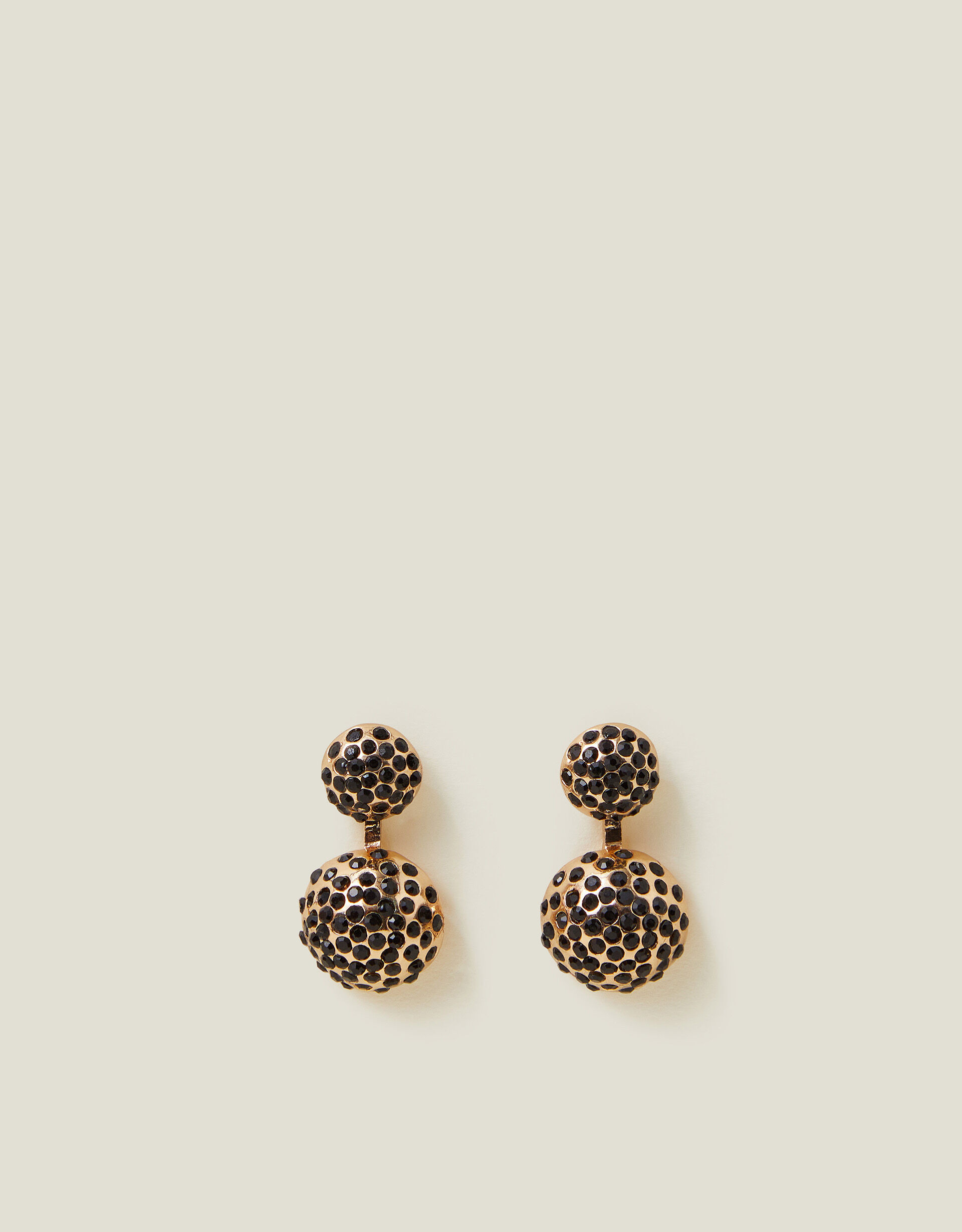 Double Stud Gem Drop Earrings | Accessorize (Global)